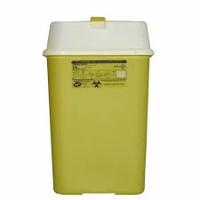 Collecteur d’aiguilles carré – sécurisé pour déchets médicaux