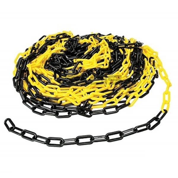 Chaîne de signalisation plastique – balisage et délimitation de zones