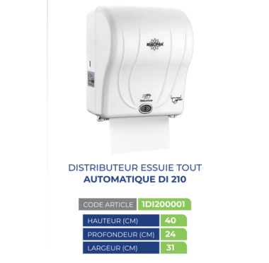 Distributeur d’essuie-tout automatique (blanc) - Kotis